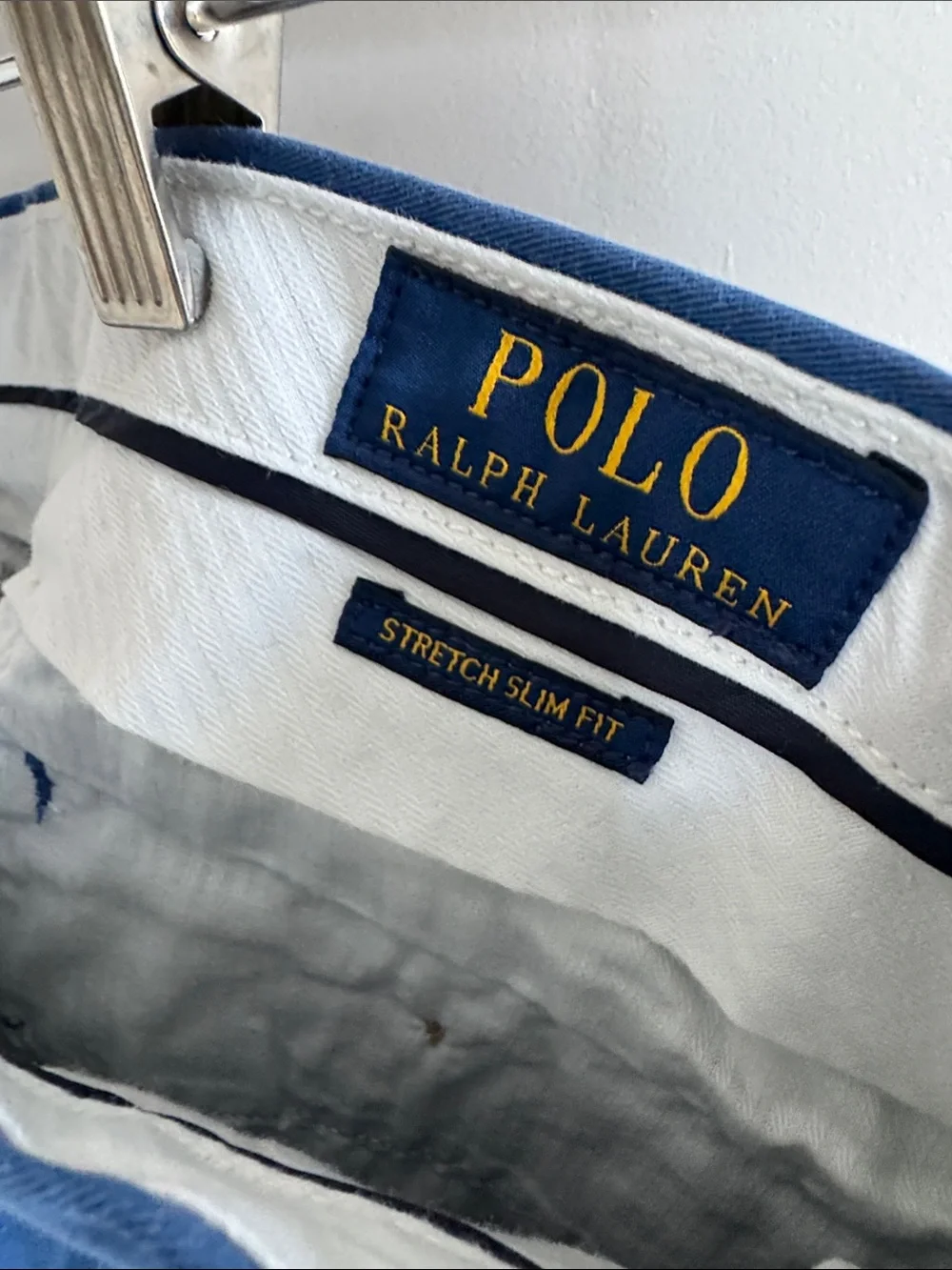 NWOT Men’s Polo Ralph Lauren Blue Stretch Slim Fit Dress Shorts 30
